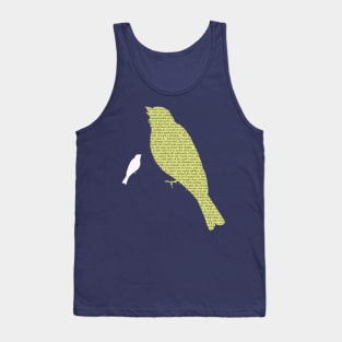 Charlotte Bronte: Jane Eyre Birds Tank Top